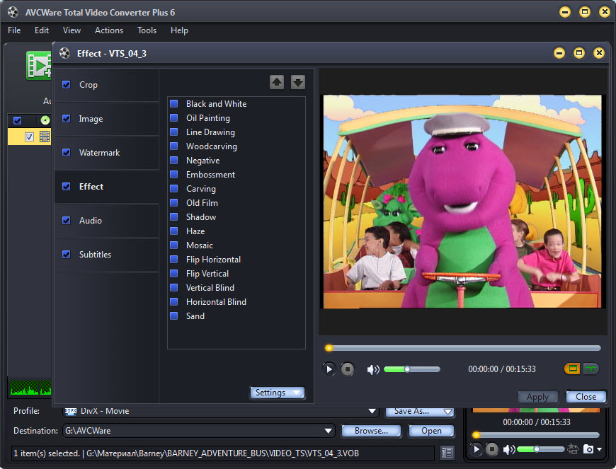 AVCWare Total Video Converter Plus.